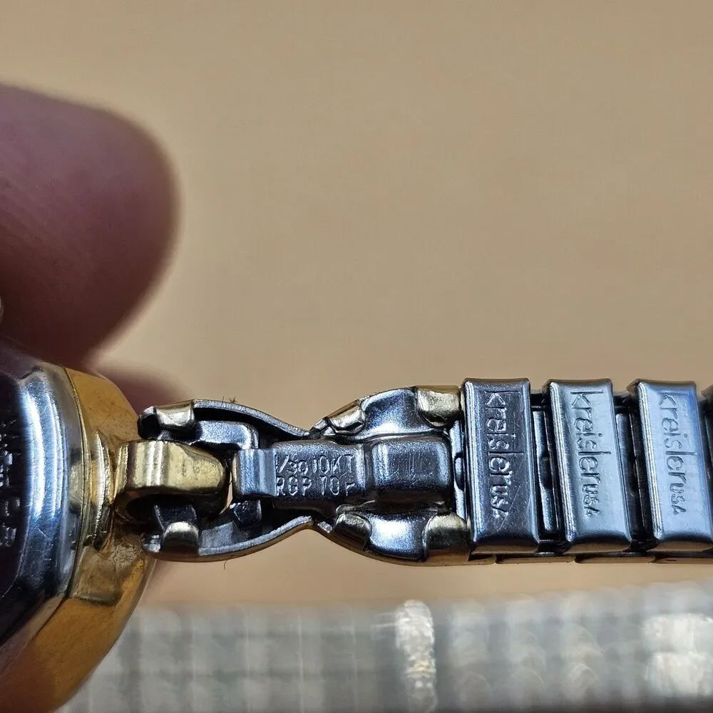 Vintage Signal Ladies Cocktail Watch On 1/30 10k RGP Stretch Band